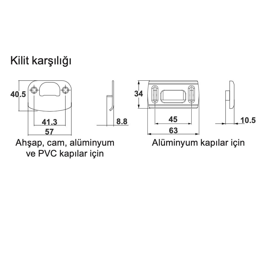 Küçük resim: Hafele Nova Cam Kapı Topuz Kilit Kol Seti Wc Tipi Krom Mat