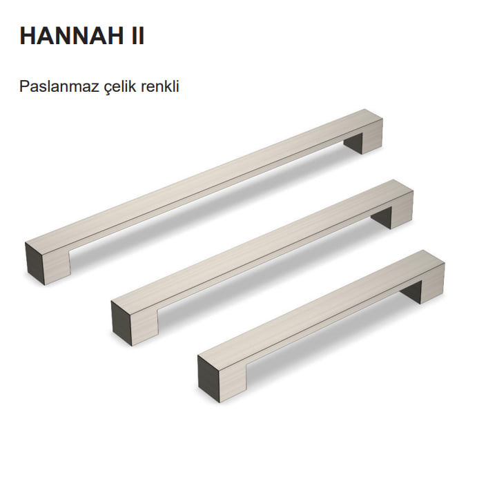 Küçük resim: Hafele Hannah Kulp İnox 192mm