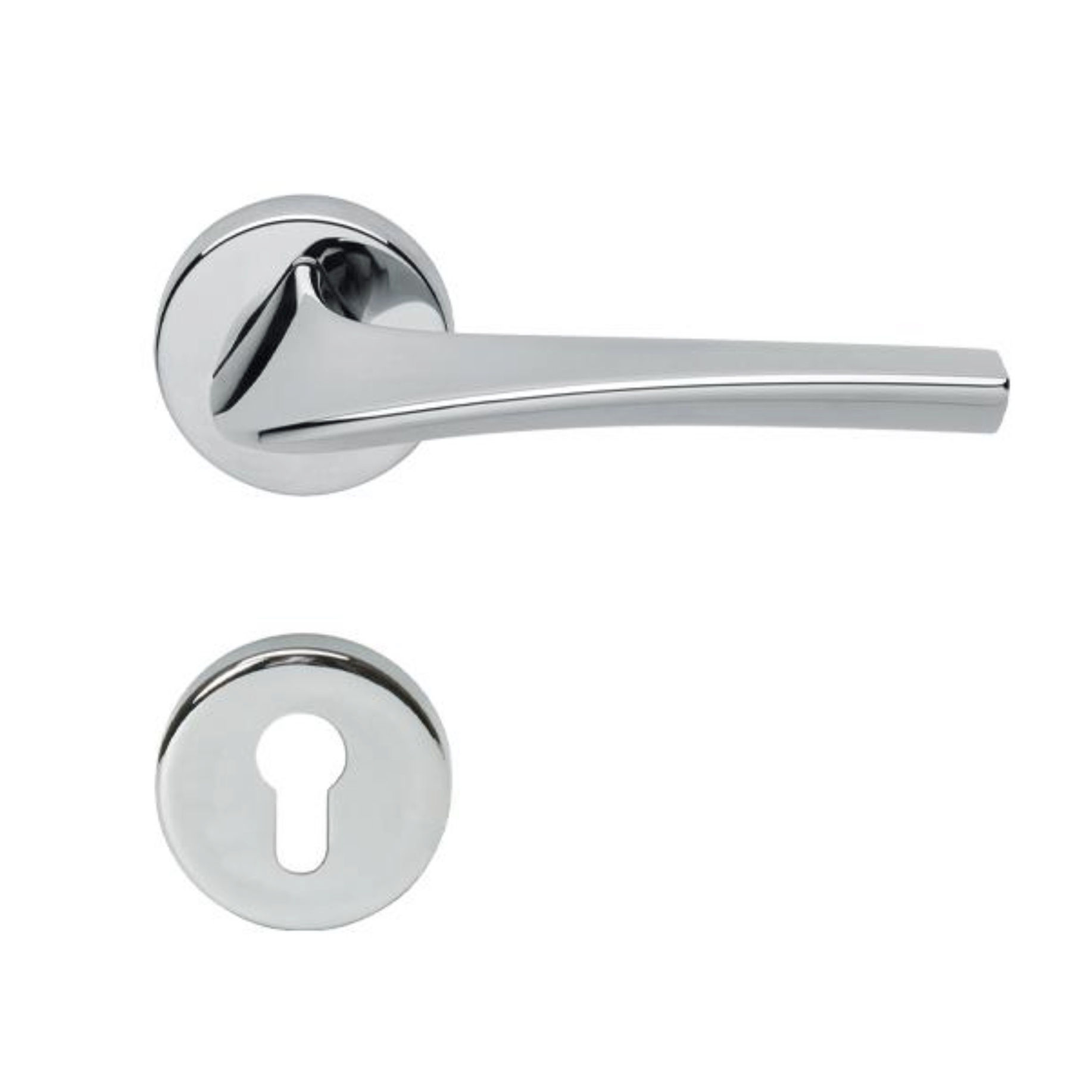 Hafele Master Kapı Kolu Barelli Tipi Krom Parlak Renkli