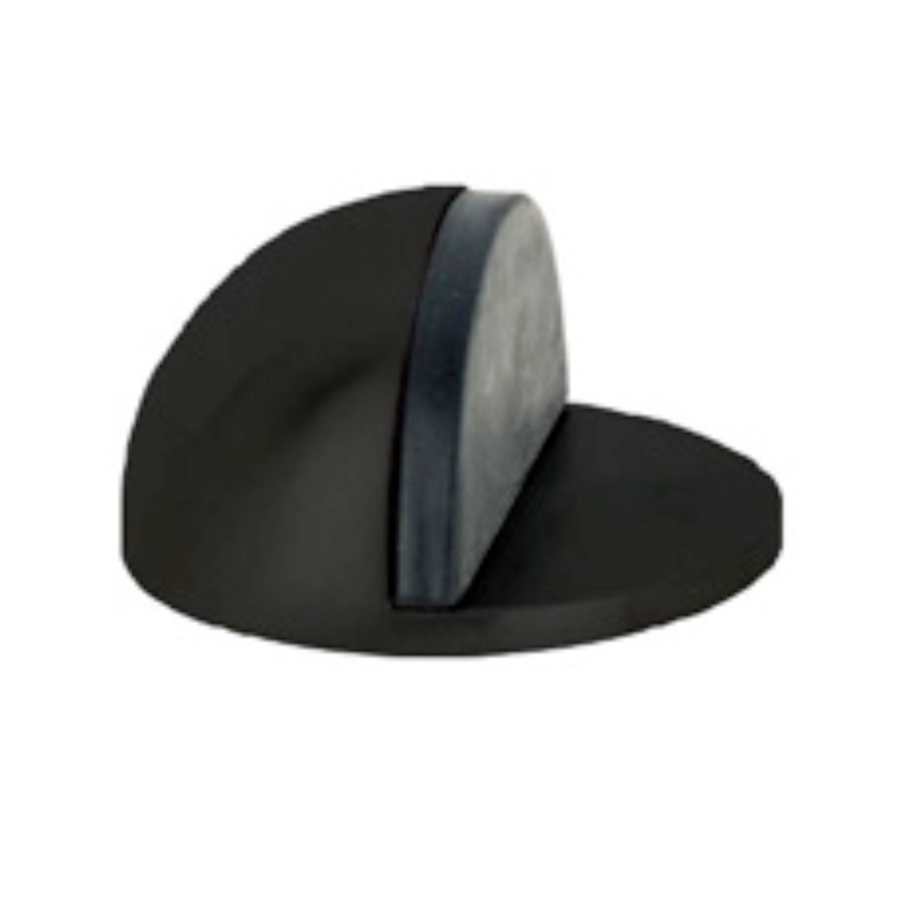 Hafele Kapı Stoperi Zemine Yapıştırma Siyah