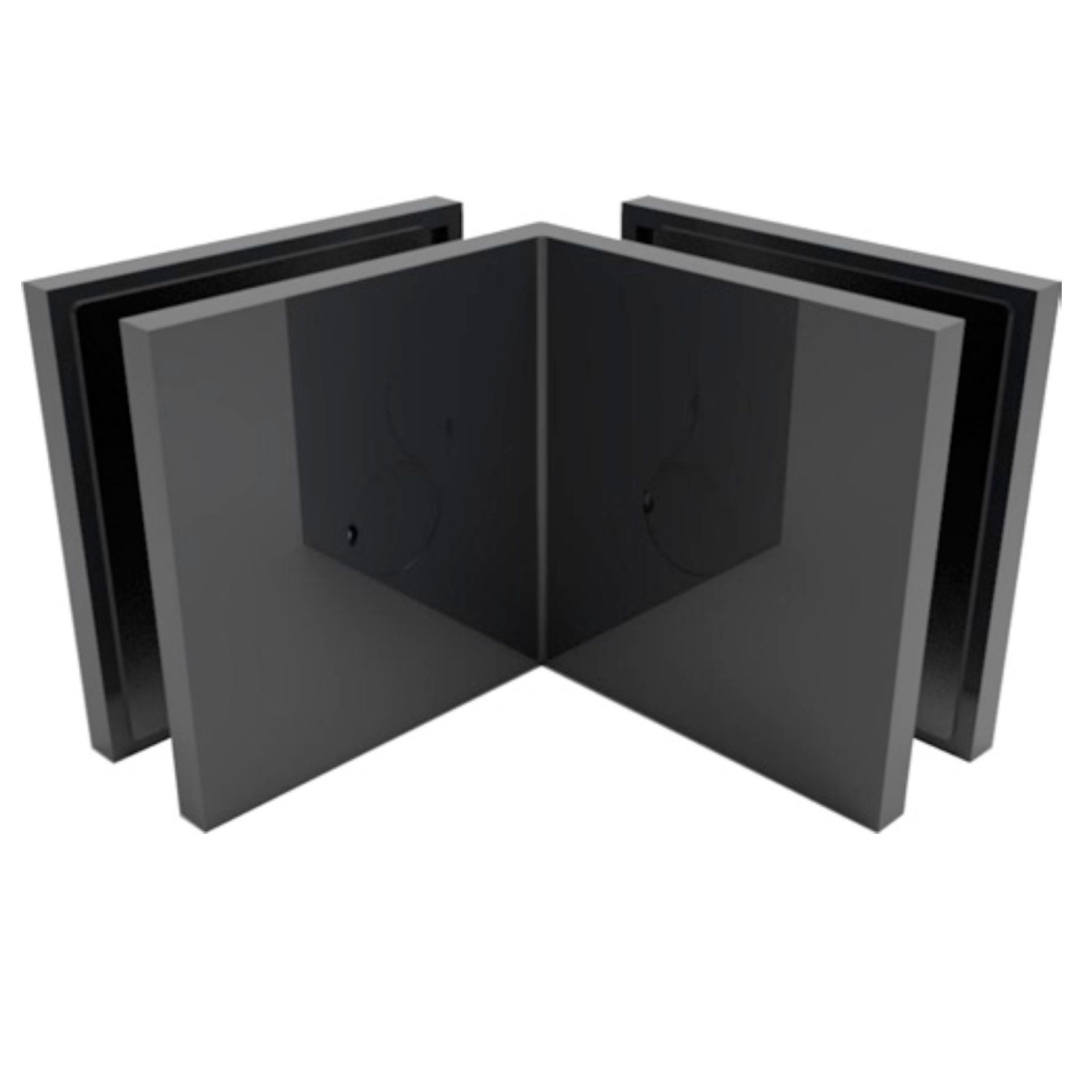 Fortius 03 Cam Tutucu Camdan Cama Siyah