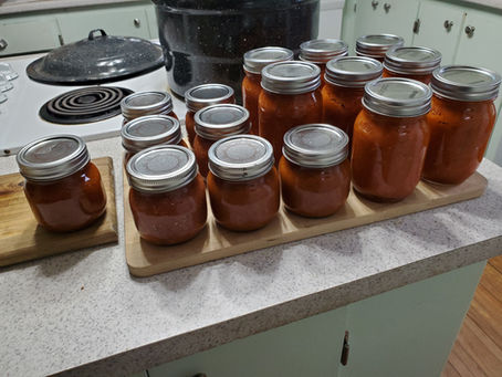 Canning Smoked Pasta Sauce (recipe)
