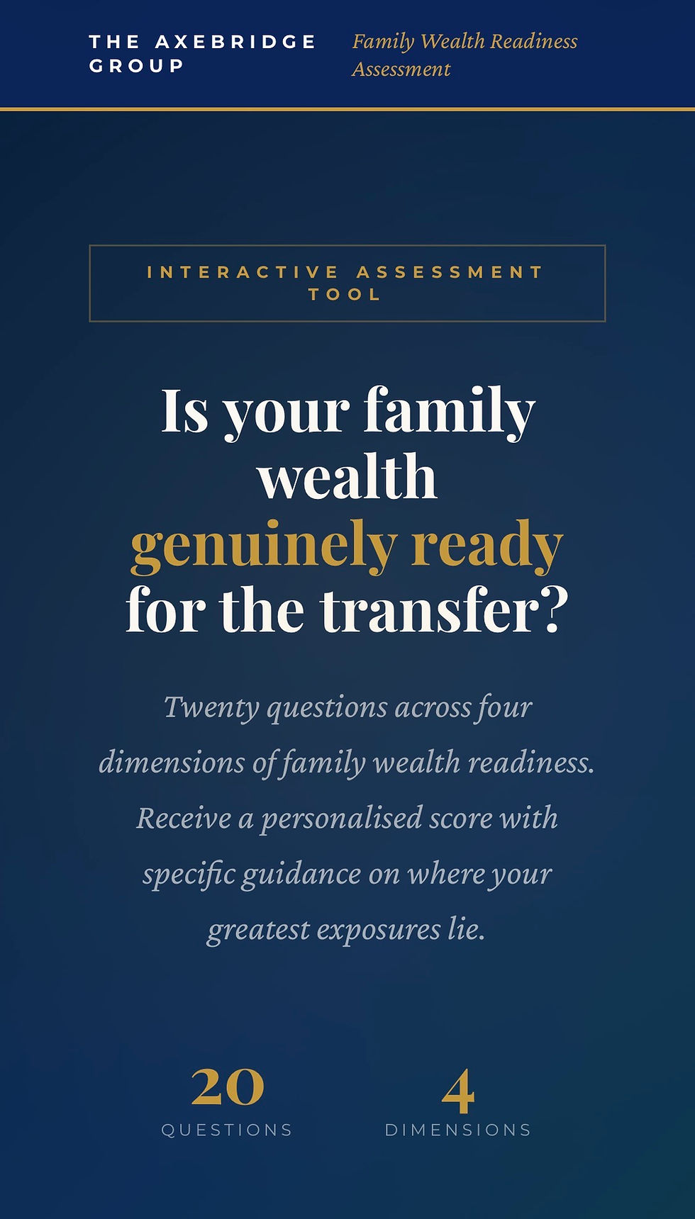 Family Wealth Readiness Assessment