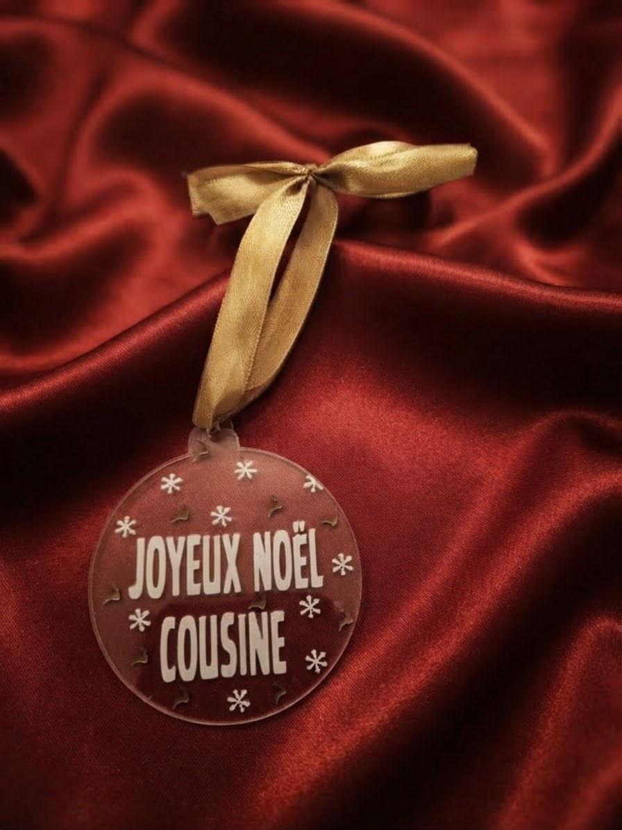 Boule de Noël en plexiglas