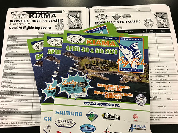 kiama game fishing club, Blowhole Big Fish Classic