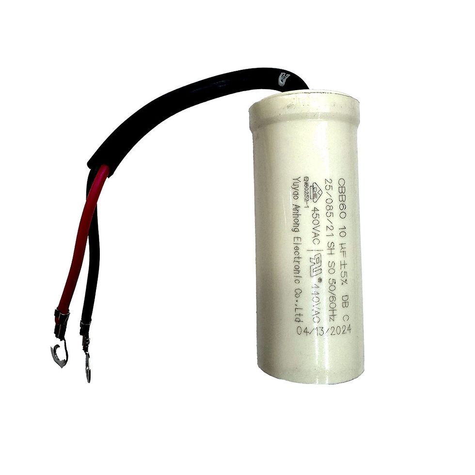 10uF / 450VAC Motor run capacitor CBB60