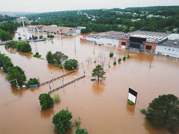 Flooded Retail Store - Flood Risk