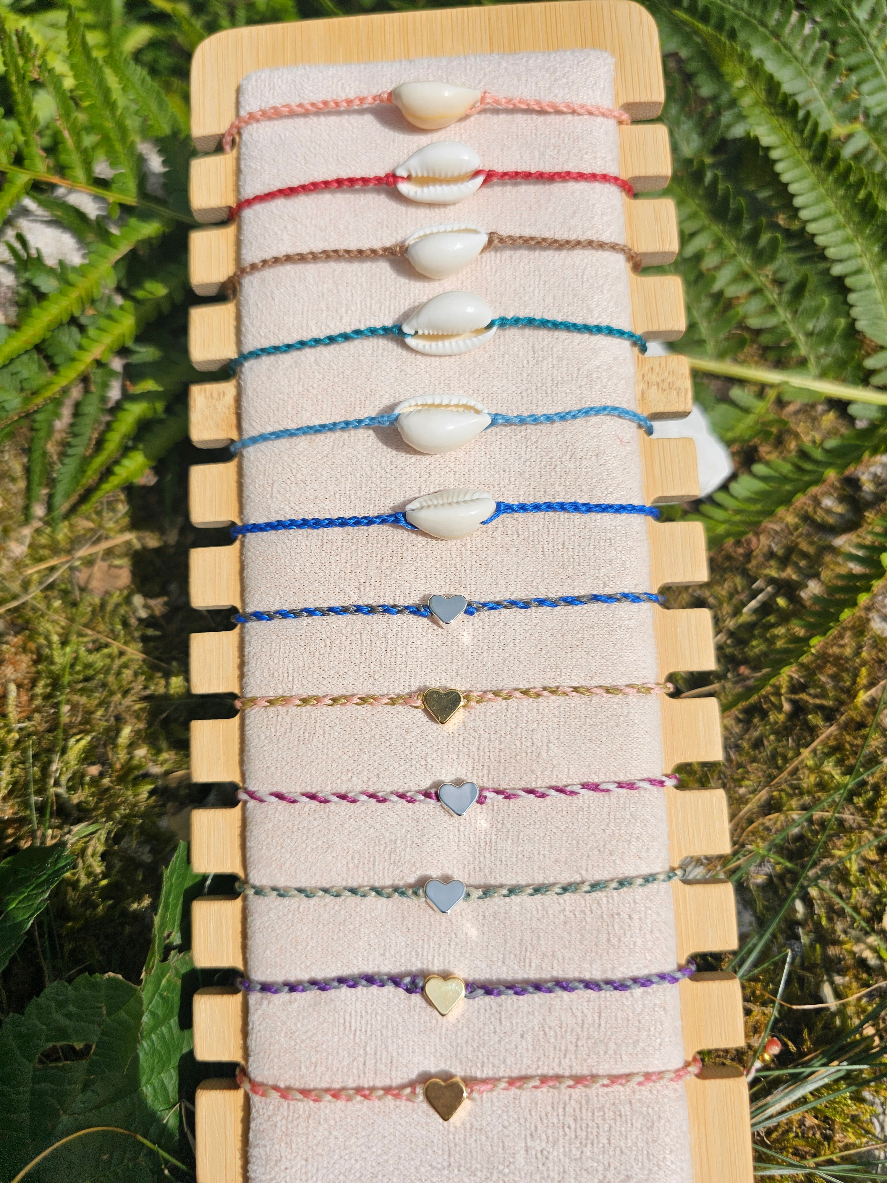 Fusskette Fein Muschel / herz