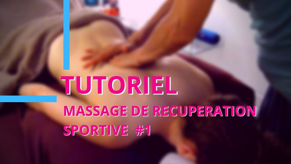 TUTO • Pour la première fois je commente un massage Sportif / Deep Tissue