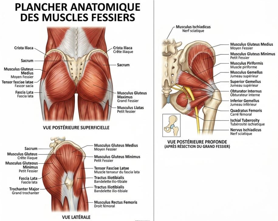 Quand on pense au développement des fessiers, l’image qui vient souvent en tête est celle d’une silhouette sculptée. Pourtant, réduire ces muscles à leur simple aspect visuel est une erreur. Comme le rappelle une chronique d’Index Santé, le renforcement des muscles des fesses est un pilier fondamental de la santé globale, de la posture et de la performance physique.