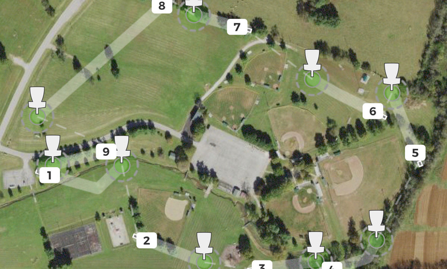 Lykins Creek Disc Golf Course WinchesterPandR