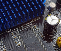 Circuit Board Closeup semiconductor industry
