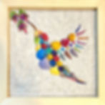 Thumbnail: Hummingbird Colored Seashell Sand Art Kit