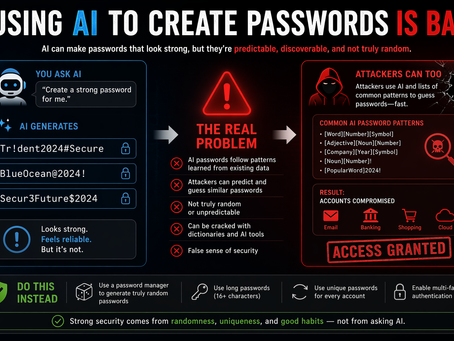 AI Password Generator Risk: Why You Should Not Trust AI for Passwords