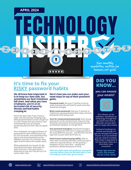 April 2024 Newsletter
