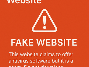 ⚠️ Warning: Fake Antivirus Websites