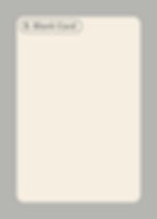Blank card