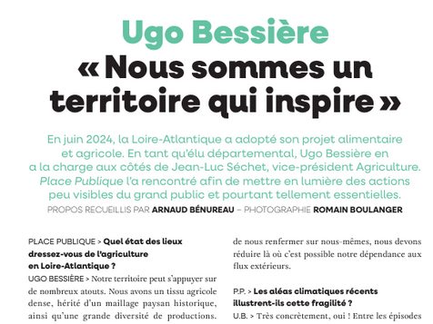 Projet Alimentaire et agricole départemental : "nous sommes un territoire qui inspire"