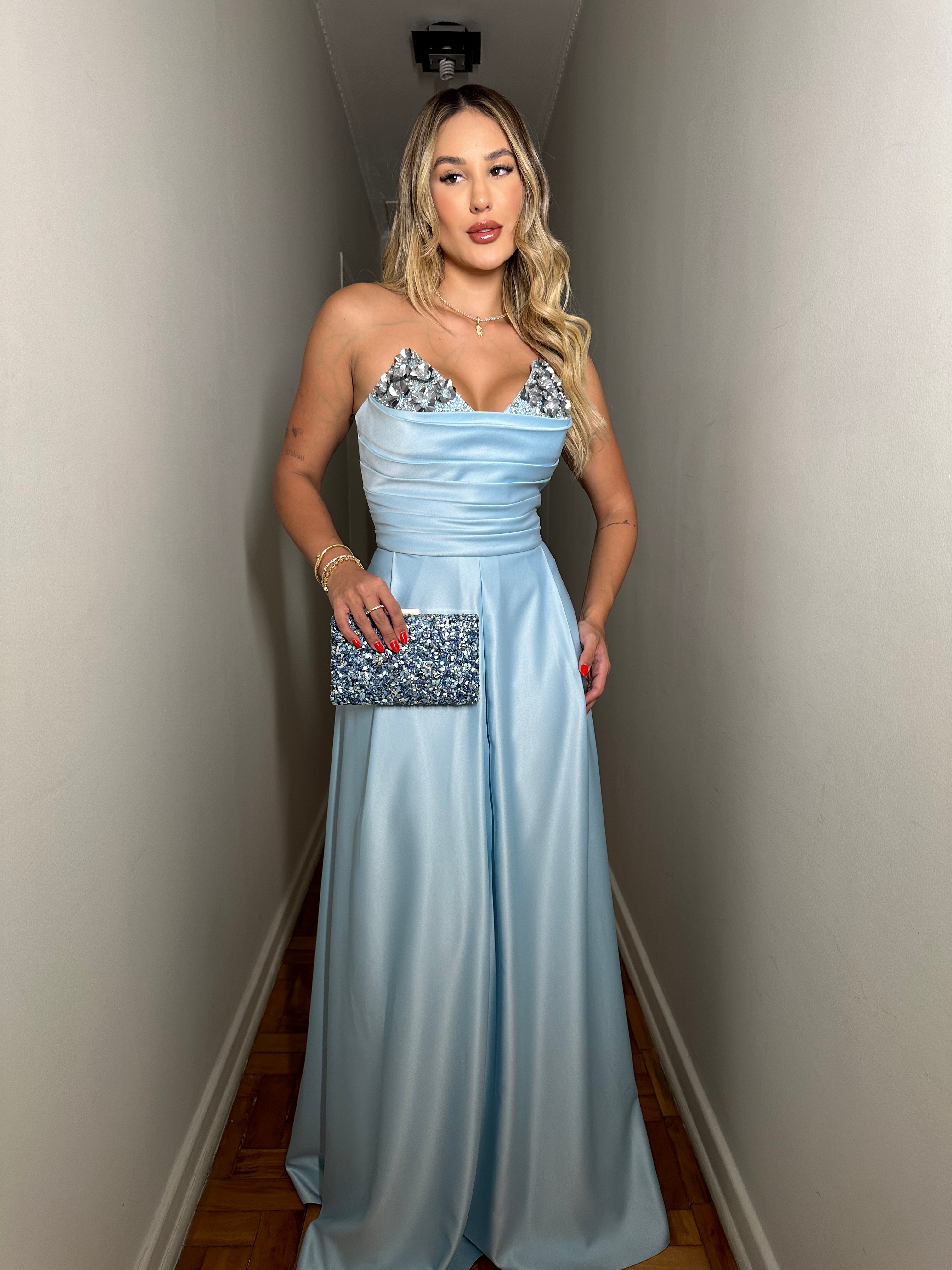 Vestido Aurora Azul Serenity