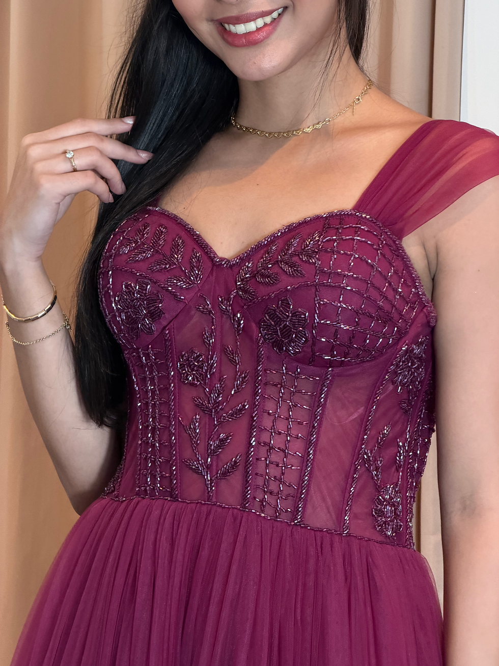 Miniatura: Vestido Bonnie Fúcsia