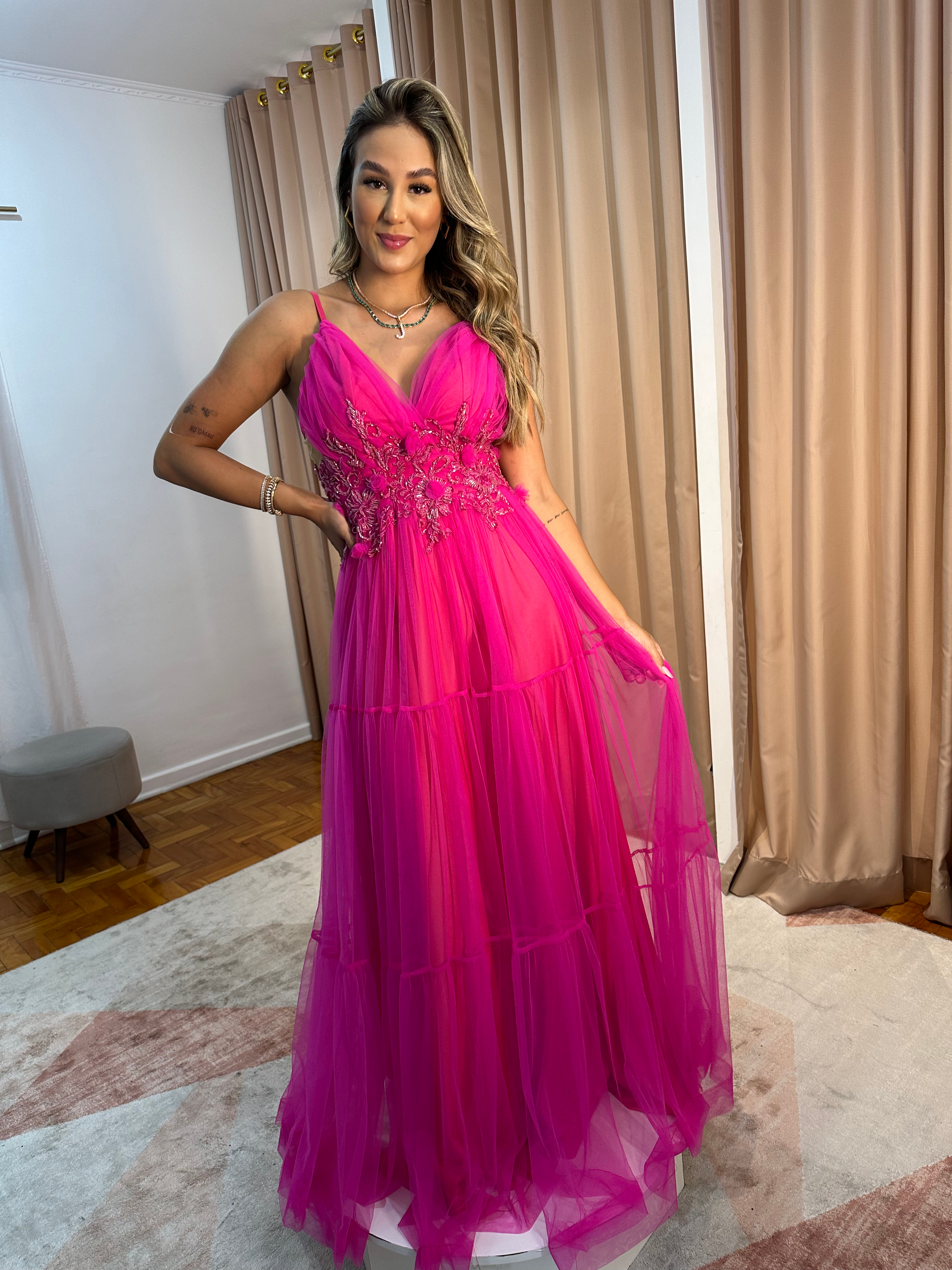 Vestido Catarina Pink