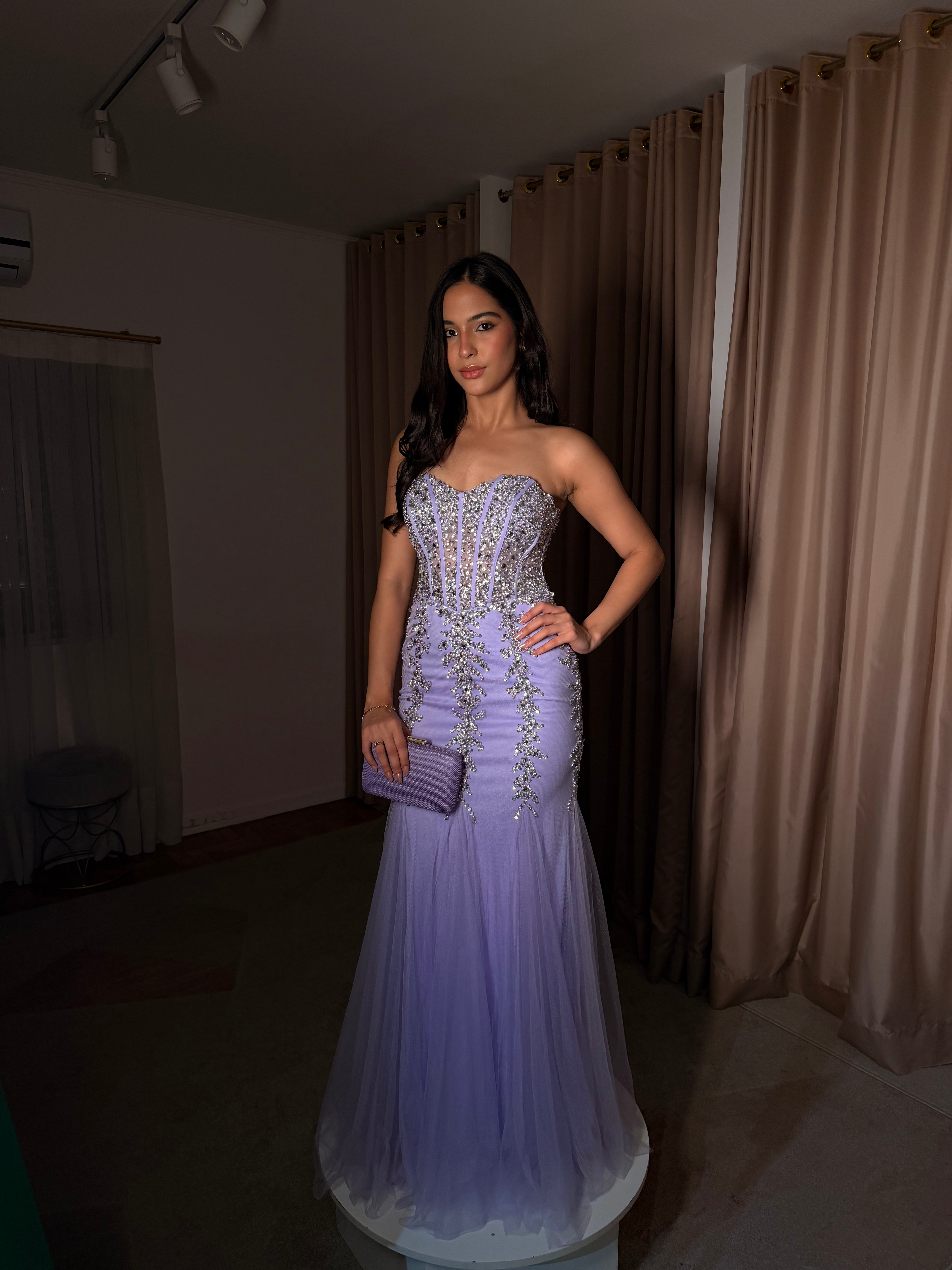 Vestido Greta Lilás
