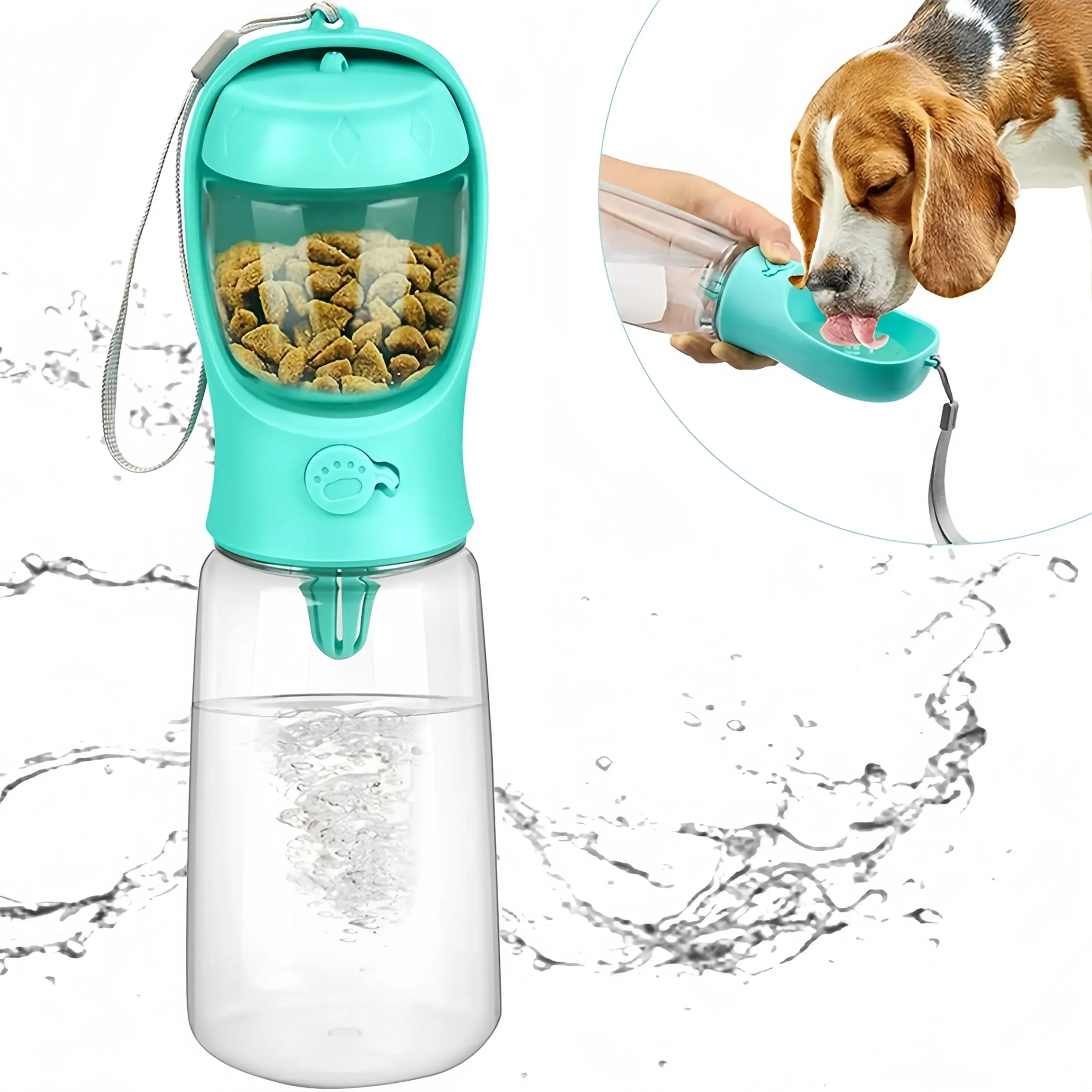 Pets Water Bottle Portable Food-Grade Material Dog Cat Travel