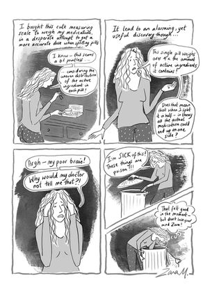 Mental Health Diary Comics by Zara M.