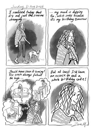 Daily diary comics by Zara M.