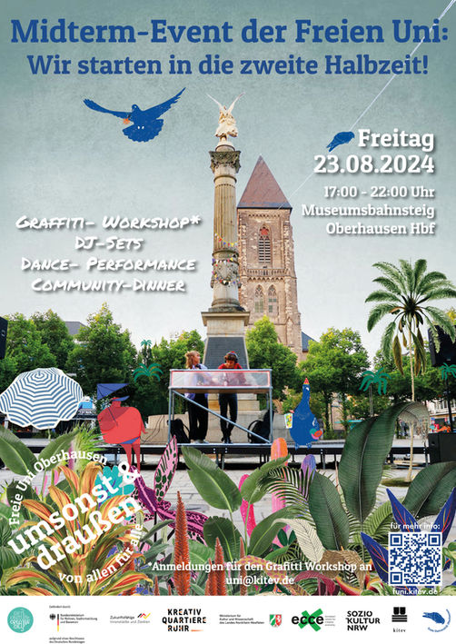 Plakat Freie Uni / petra jablonicka