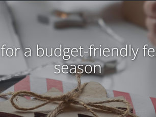 Tips for a budget-friendly festive season