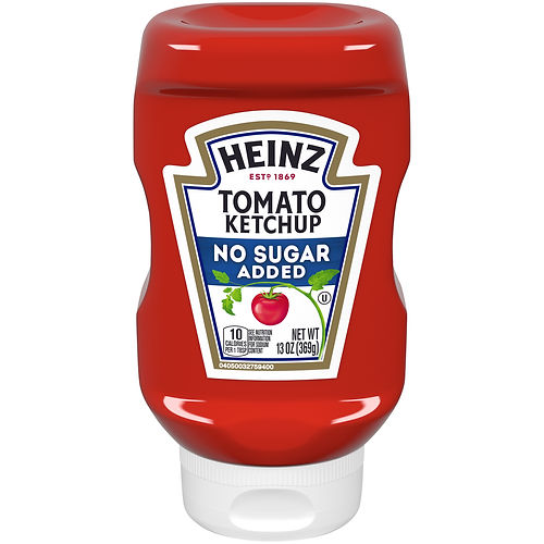 Salsa de tomate KETCHUP SIN AZÚCAR endulzada con estevia 836g