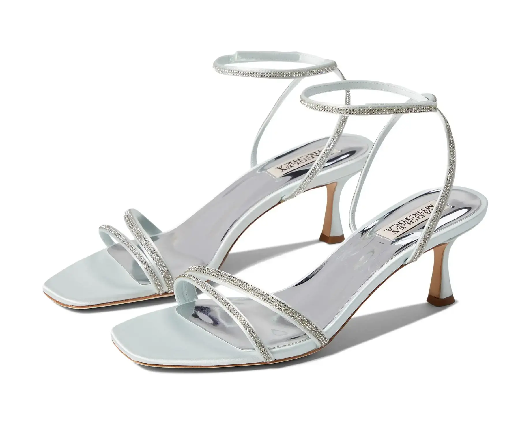 Голубые босоножки Badgley Mishka