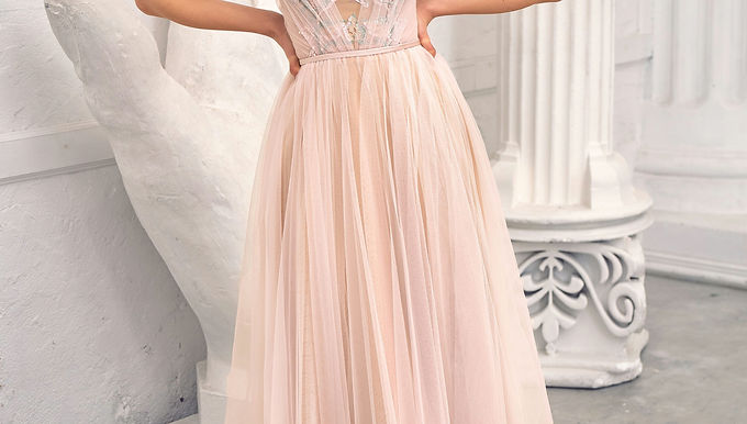 Выпускное миди платье Papilio