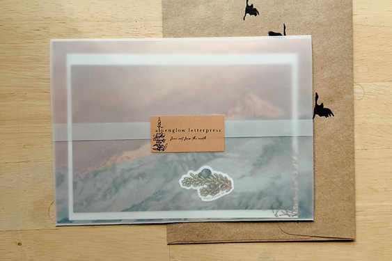 Alpenglow Letterpress Print Club