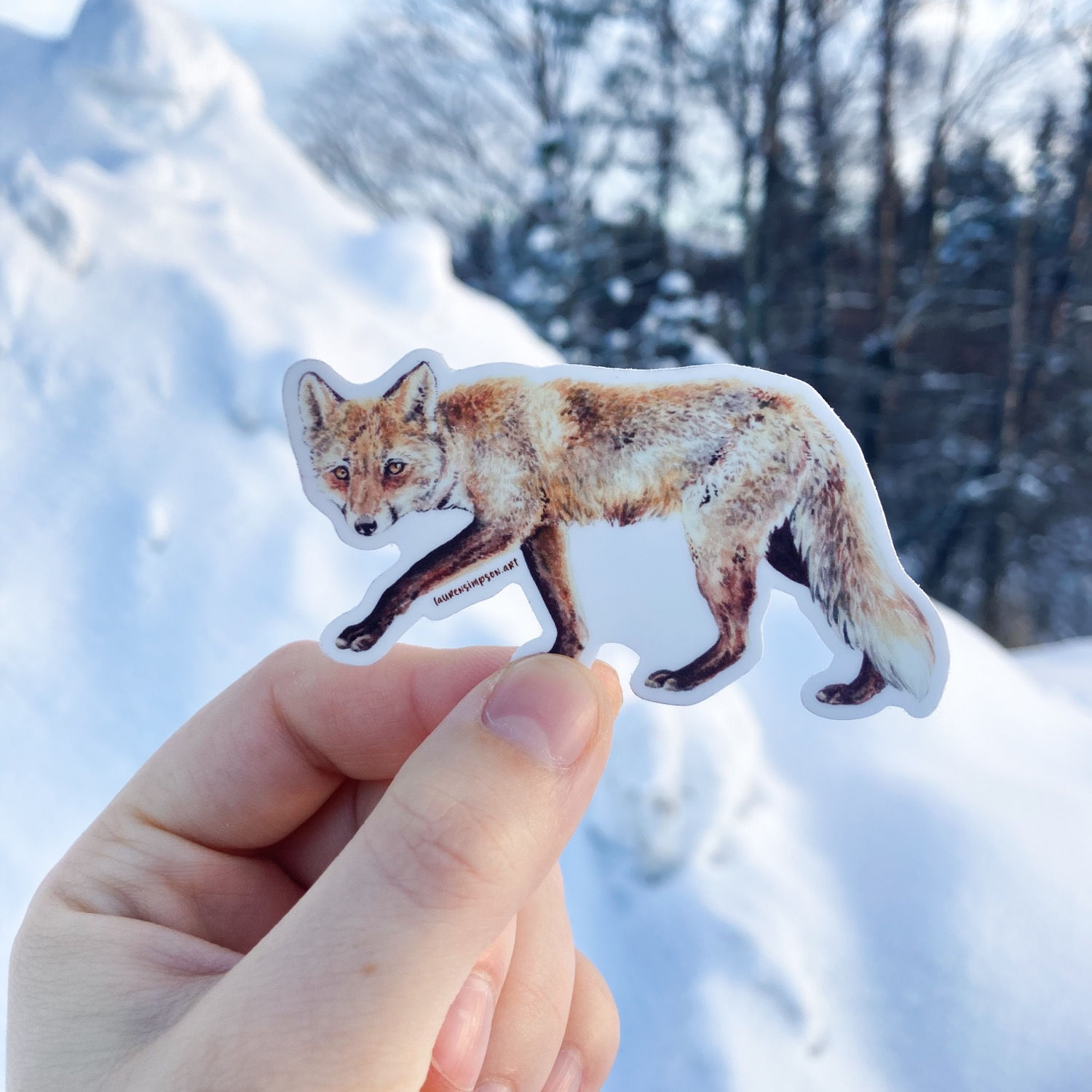 Fox Sticker