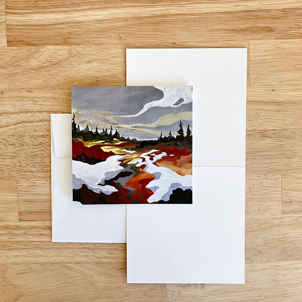 Thumbnail: Snowmelt Landscapes - Three Card Set