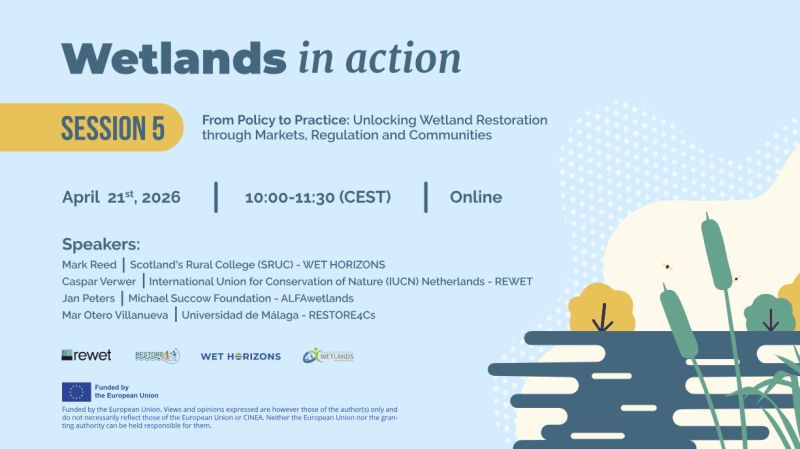 From Policy to practice: Unlocking Wetland restoration through Markets, Regulation and Communities