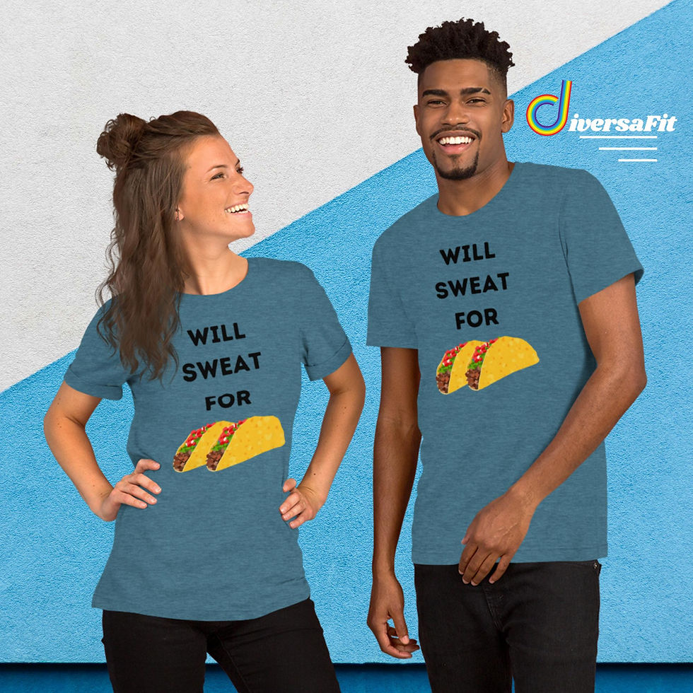 Thumbnail: Will Sweat for Tacos-DFit/ Short-Sleeve Unisex T-Shirt