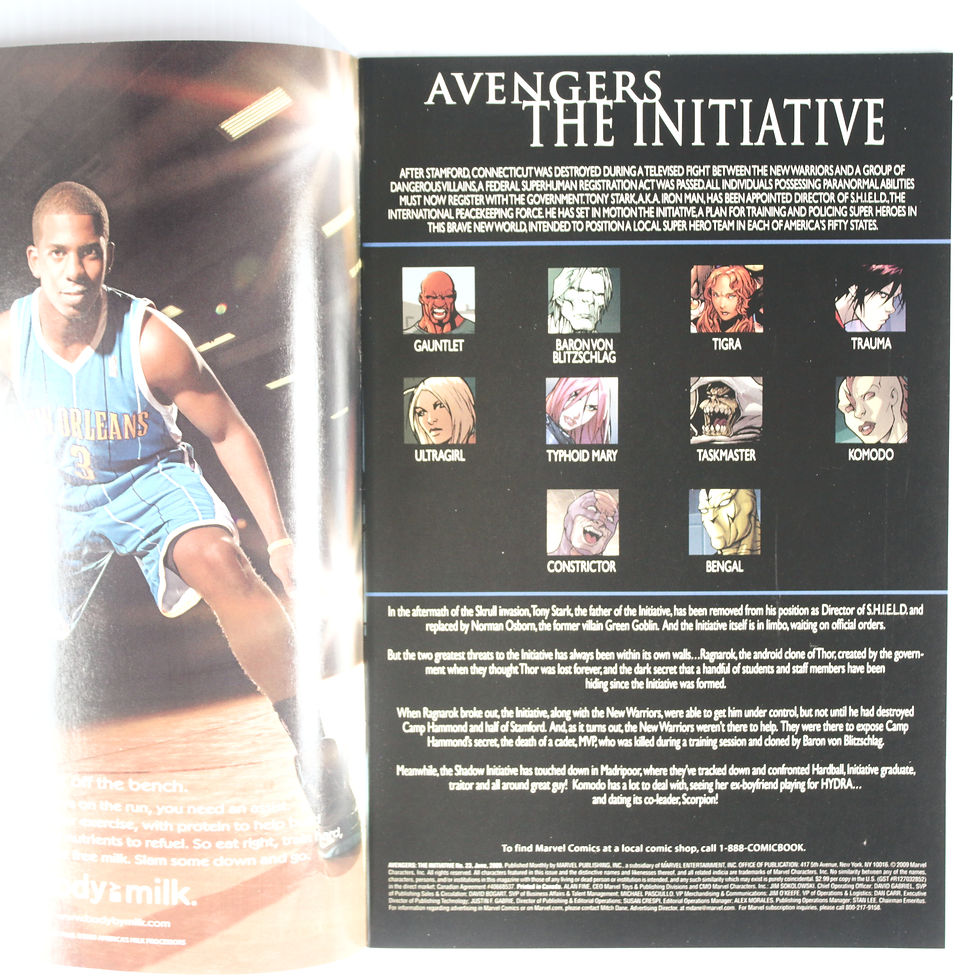 Thumbnail: Avengers The Initiative #22, #23 - Signed by Humberto Ramos