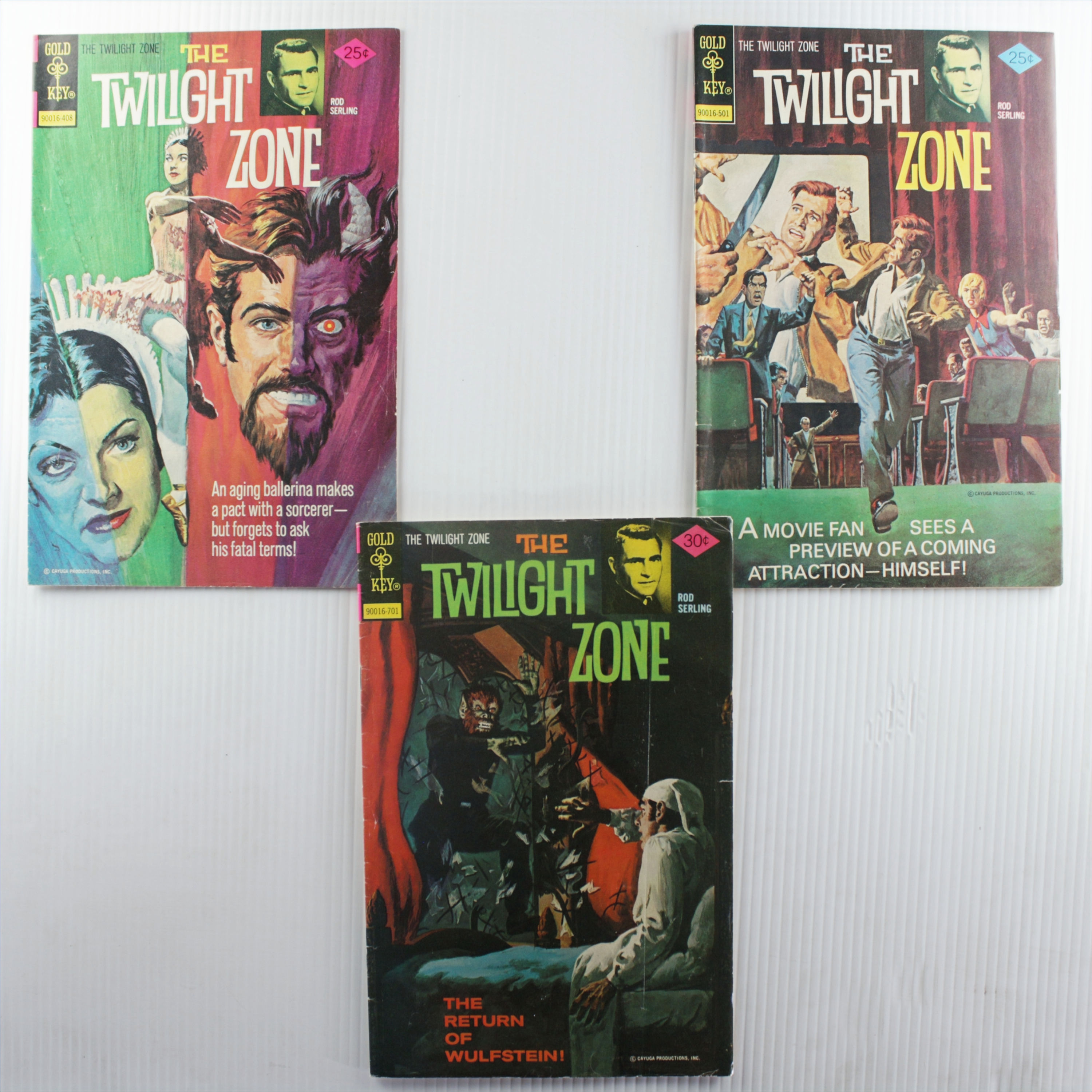 Twilight Zone (Gold Key) #58, 61, 75 – Classic Sci-Fi Horror – Rod Serling –1975