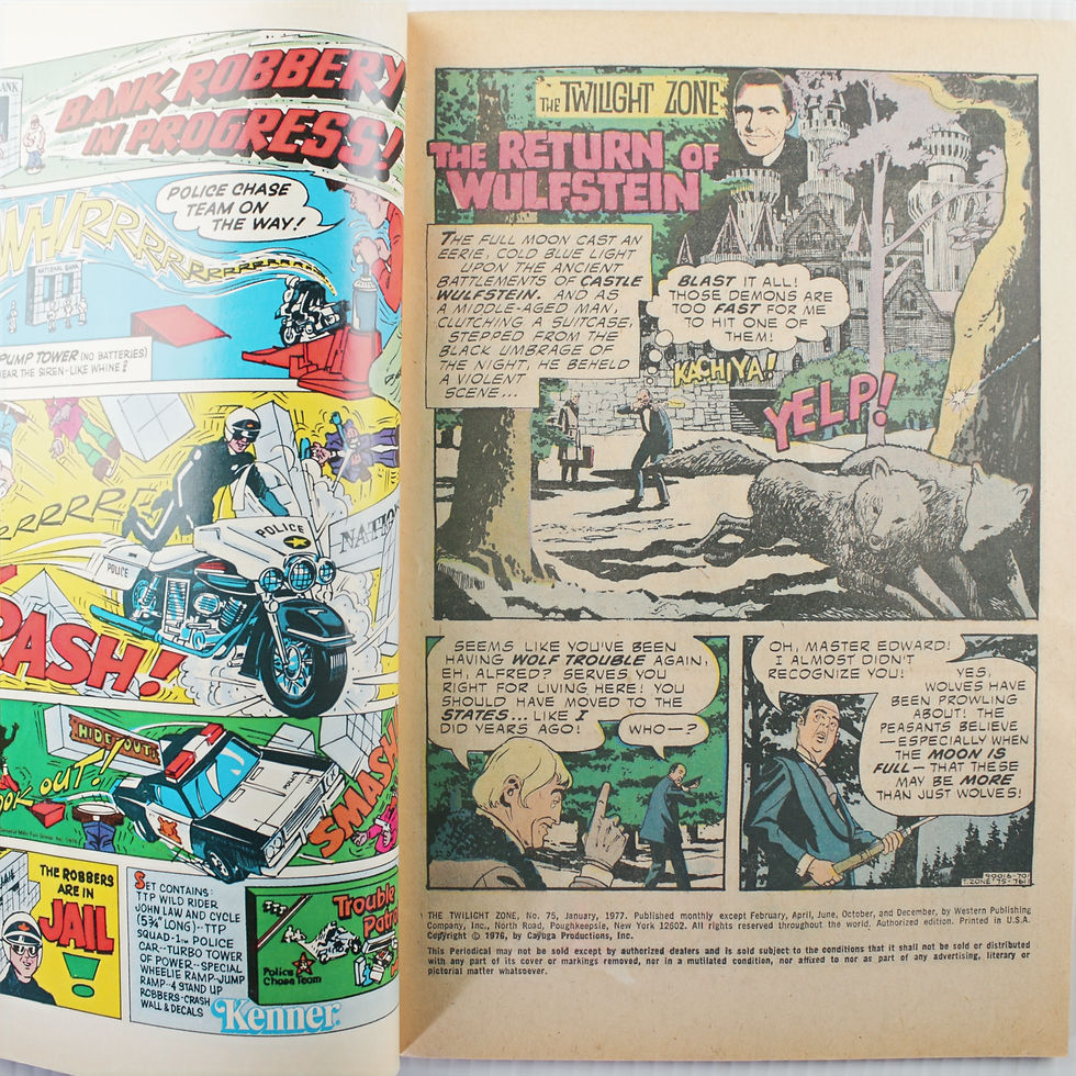 Thumbnail: Twilight Zone (Gold Key) #58, 61, 75 – Classic Sci-Fi Horror – Rod Serling –1975