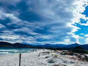 La Cinta Strand im Herbst, Sardinien