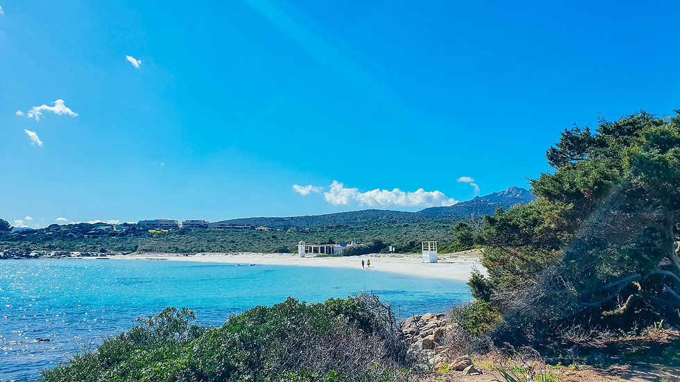 Spiaggia di Rena Bianca, bei Portisco, Sardinien