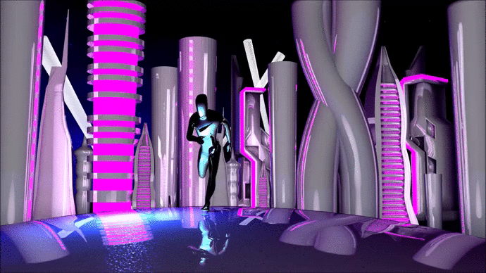 Futuristic City Animated