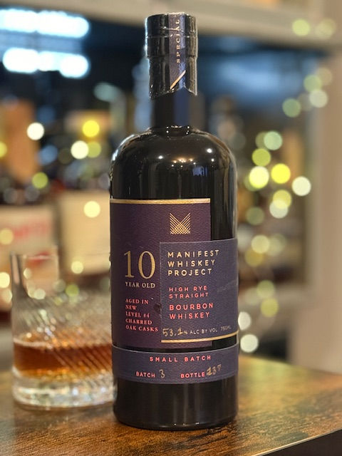 Day 10 - Manifest Whiskey Project 10-year High Rye small batch #3