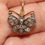 Thumbnail: Antique Victorian Era Continental Europe Rose Cut Diamond Butterfly Pendant