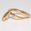 Thumbnail: Vintage Polish 14K Rose Gold Snake Ring