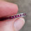 Thumbnail: Art Deco Boucheron Certified No Heat Burma Ruby Platinum Wedding Eternity Band R