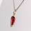 Thumbnail: Antique Victorian Pink Tourmaline Charm Pendant Dangler